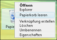 Windows beschleunigen: Papierkorb leeren