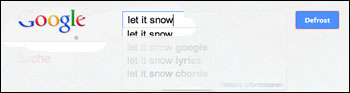 Let It Snow: Defrost Button