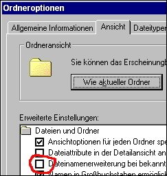 dateinamenerweiterung
