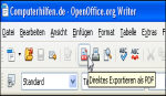 Word openoffice pdf export