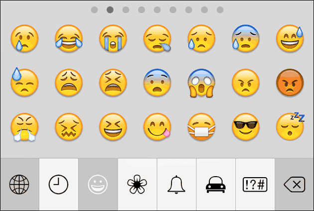 iPhone Emoji Smileys