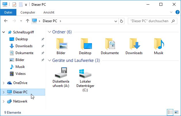 Windows 10: Dieser PC