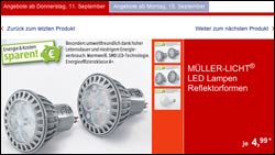 Aldi: LED Lampe im Angebot