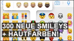 300 neue Emoji-Smileys mit iOS 8.3!
