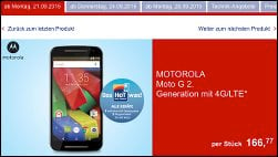 Hofer Angebot: Motorola Moto G2