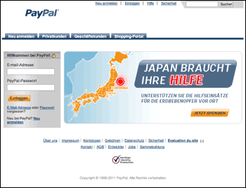paypal-webseite
