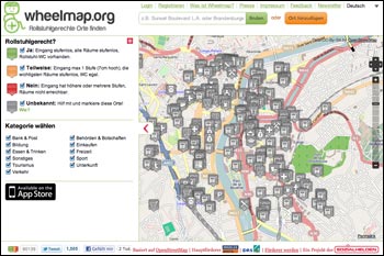 Chrome Wheelmap.org