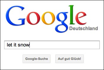 Let it snow! Let it snow!
