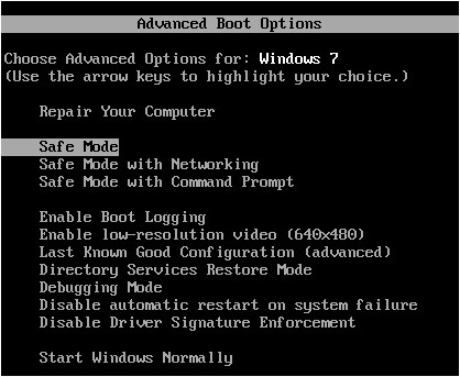 Windows Safe Mode
