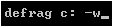 defrag