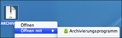 Mac: ZIP komprimieren Mac: ZIP komprimieren