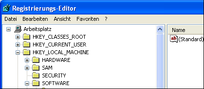 regedit