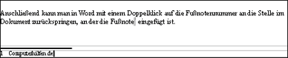 Fußnote