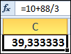 Excel als Taschenrechner