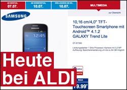 Bei Aldi: Samsung Handy-Schnäppchen