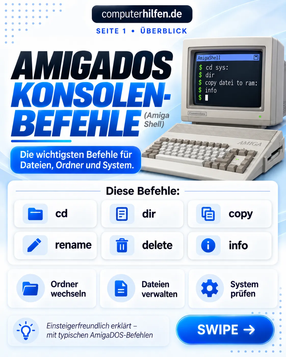 Amiga DOS Befehle - Seite 1