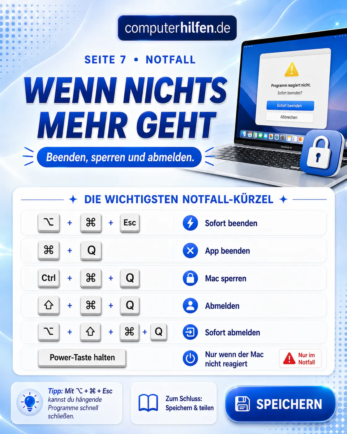 Apple Tastenkombinationen – Seite 7