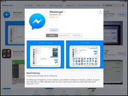 Facebook Messenger auf iPad