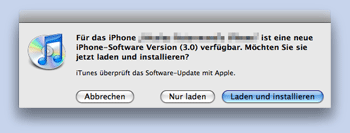 iPhone OS 3.0 Update