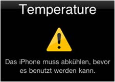 iPhone Netzteil wird zu heiss