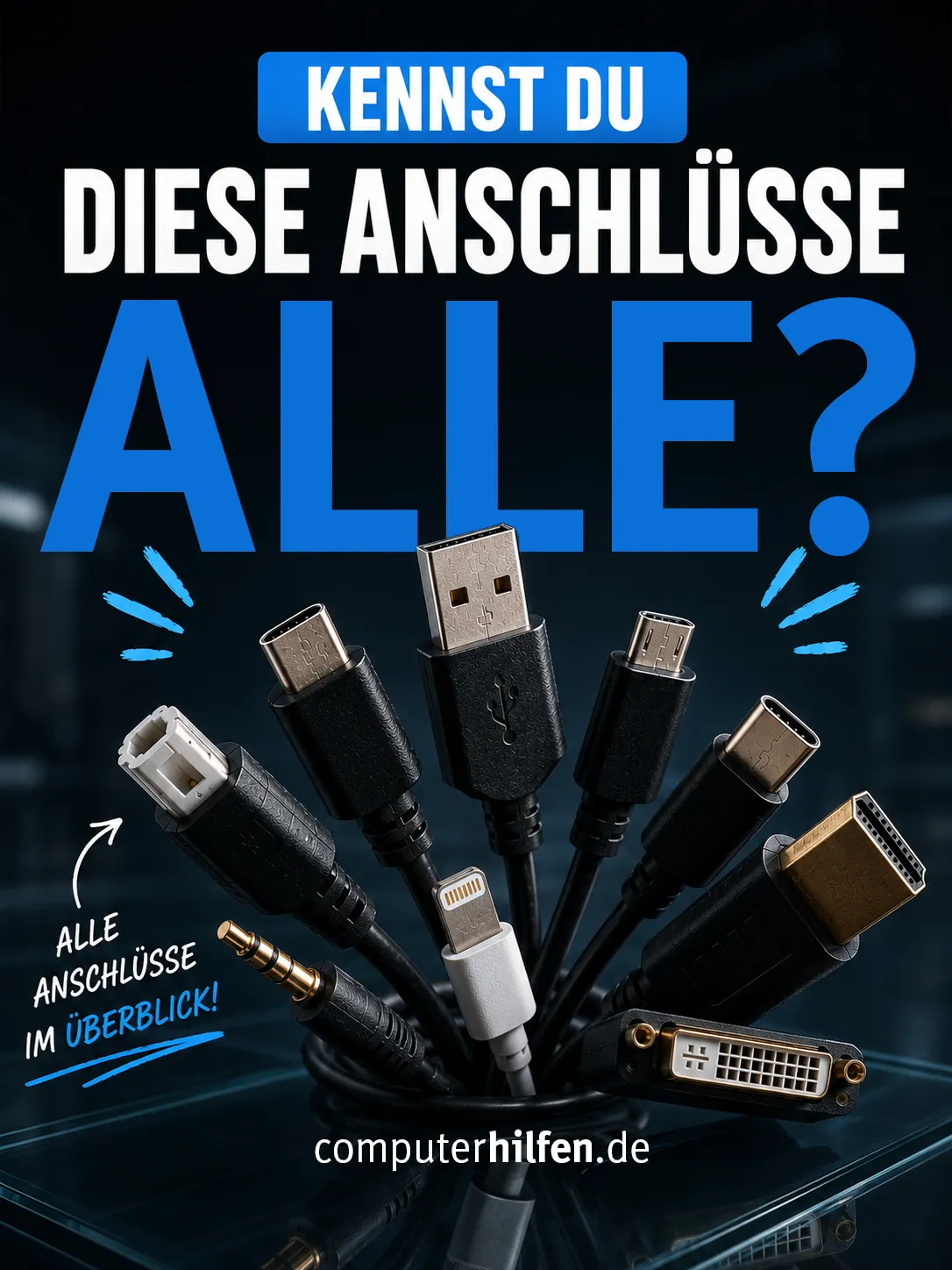 PC Anschlüsse – Übersicht