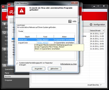 Avira Fehlalarm: Trojaner Spy . 463227