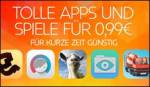 Apple Aktion: „Tolle Apps und Spiele für 99 Cent“ Apple app angebote