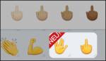 Nächste WhatsApp Version soll Stinkefinger Emoji einführen