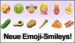 Neue emoji smileys