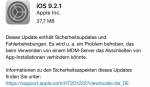 Ios 9 2 1 und mac os update
