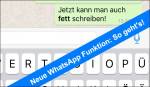 WhatsApp: So geht die Text-Formatierung