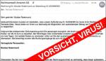 Vorsicht, Virus: Email von „Rechtsanwalt Amazon AG“ Virus rechtsanwalt amazon ag
