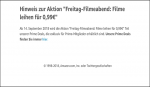 Amazon-Aktion „Freitags-Filme-Abend“ nur noch für Prime-Kunden Amazon freitags filmeabend prime