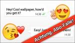 Whatsapp kettenbrief bewegte emoji