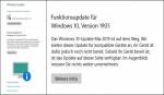 Windows-Update: „Ihr Gerät ist dafür noch nicht bereit“ Windows 10 1903 update