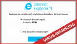 Internet explorer virus warnung