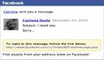 Facebook spam catriona