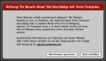 Warnung malware