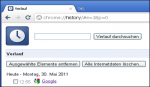 Chrome chronik loeschen