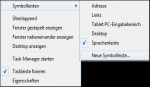 Neue symbolleiste