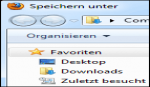 Windows 7 explorer speichern