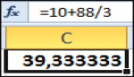 Excel als taschenrechner