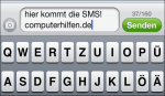 Einstellungen SMS