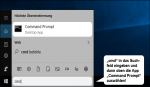 Eingabeaufforderung Windows 10