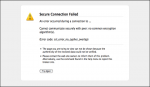 Secure connection ssl error