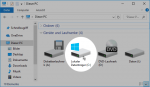 Windows 10 Start-Festplatte