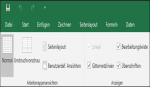 Excel Menü Einstellungen