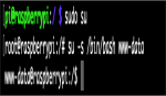 Login user www data raspberry