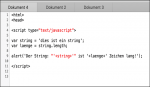 Javascript string length