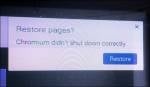 Google Chrome wurde nicht richtig beendet - Seiten wiederherstellen?